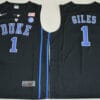 Duke Blue Devils #1 Harry Giles Basketball NCAA Basketball Jersey Black