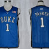 Duke Blue Devils #1 Jabari Parker Basketball NCAA Basketball Jersey New Blue