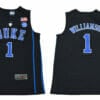 Duke Blue Devils #1 Williamson Basketball NCAA Basketball Jersey Black
