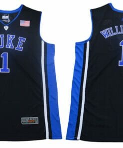 Duke Blue Devils #1 Williamson Basketball NCAA Basketball Jersey Black Elite