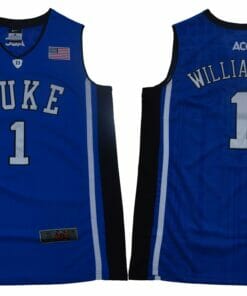 Duke Blue Devils #1 Williamson Basketball NCAA Basketball Jersey Blue Elite