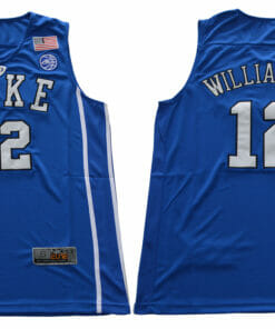 Duke Blue Devils #12 Williamson Basketball NCAA Basketball Jersey Blue