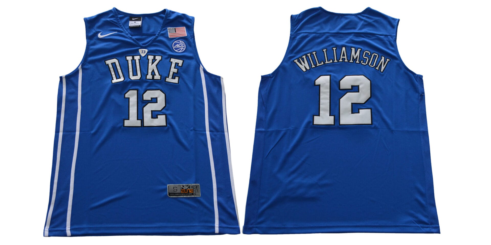 Duke Blue Devils #12 Williamson Basketball NCAA Basketball Jersey Blue 1 Duke Blue Devils #12 Williamson Basketball NCAA Basketball Jersey Blue