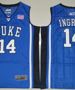 Duke Blue Devils #14 Brandon Ingram Basketball NCAA Basketball Jersey Blue Elite