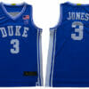 Duke Blue Devils #3 Jones Basketball NCAA Basketball Jersey Blue 5 Duke Blue Devils #3 Jones Basketball NCAA Basketball Jersey Blue