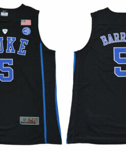 Duke Blue Devils #5 Barrett Basketball NCAA Basketball Jersey Black