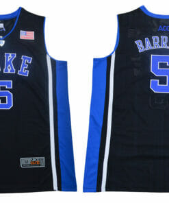 Duke Blue Devils #5 Barrett Basketball NCAA Basketball Jersey Black Elite