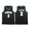 Georgetown Hoyas #3 Allen Iverson NCAA Basketball Jersey New Black
