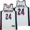 Gonzaga Bulldogs #24 Corey Kispert NCAA Basketball Jersey