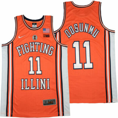 Ayo Dosunmu Jersey Illinois Fighting Illini NCAA Basketball Orange #11