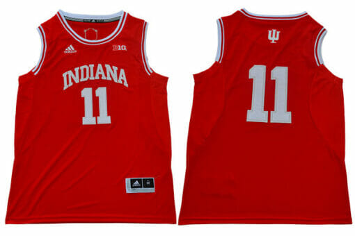 Indiana Hoosiers #11 Isiah Thomas NCAA Basketball Jersey New Red