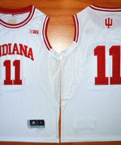 Indiana Hoosiers #11 Isiah Thomas NCAA Basketball Jersey Red White