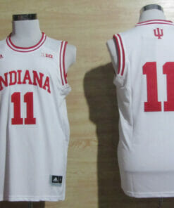 Indiana Hoosiers #11 Isiah Thomas NCAA Basketball Jersey White