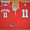 Indiana Hoosiers #11 Isiah Thomas NCAA Basketball Jersey White Red