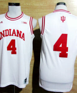 Indiana Hoosiers #4 Victor Oladipo Basketball Jersey White