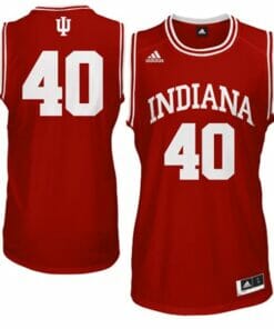 Indiana Hoosiers #40 Cody Zeller NCAA Basketball Jersey Red Logo