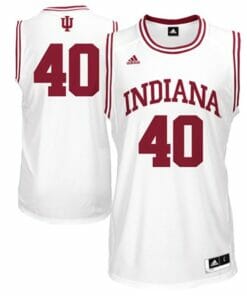 Indiana Hoosiers #40 Cody Zeller NCAA Basketball Jersey White