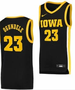 Josh Ogundele Jersey Iowa Hawkeyes College Basketball Black Swingman #23