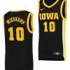 Joe Wieskamp Jersey Iowa Hawkeyes College Basketball Black Swingman #10
