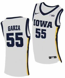 JLuka Garza Jersey Iowa Hawkeyes College Basketball Black Swingman #55