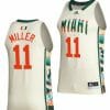 Jordan Miller Jersey Miami Hurricanes College Basketball White Honoring Black Excellence #11