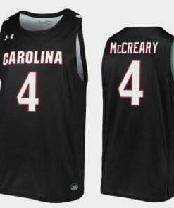 Jalyn McCreary Jersey South Carolina Gamecocks College Basketball Black Replica #4
