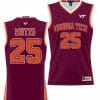 Justyn Mutts Jersey Virginia Tech Hokies College Basketball NIL Pick-A-Player Maroon #25