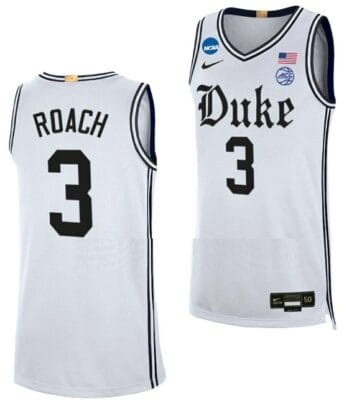 Jeremy Roach Jersey Duke Blue Devil College Basketball 2023 NCAA March Madness White #3