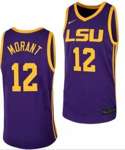 Ja Morant Jersey LSU Tigers College Basketball Purple #12
