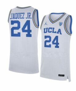 Jaime Jaquez Jr Jersey #24 UCLA Bruins NCAA College Basketball Jerseys White