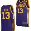 Jalen Reed Jersey LSU Tigers College Basketball Purple #13
