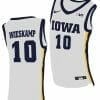 Joe Wieskamp Jersey Iowa Hawkeyes College Basketball White #10 5 Joe Wieskamp Jersey Iowa Hawkeyes College Basketball White #10
