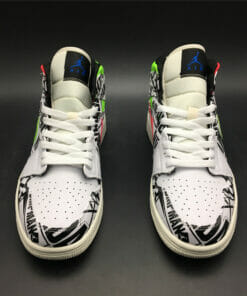 Air Jordan 1 Mid All Over Logos