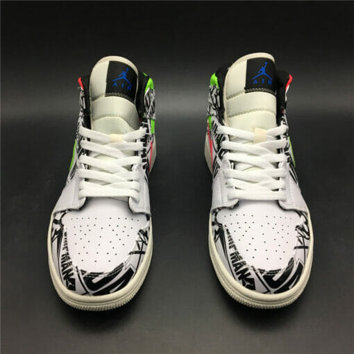 Air Jordan 1 Mid All Over Logos