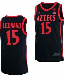 Kawhi Leonard Jersey San Diego State Aztecs College Basketball Black #15