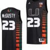 Kameron McGusty Jersey Miami Hurricanes College Basketball Black #23