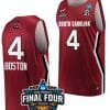 Kamilla Cardoso Jersey South Carolina Gamecocks College Basketball 2023 NCAA Final Four Garnet Garnet #4