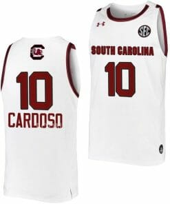 Kamilla Cardoso Jersey South Carolina Gamecocks College Basketball White #10