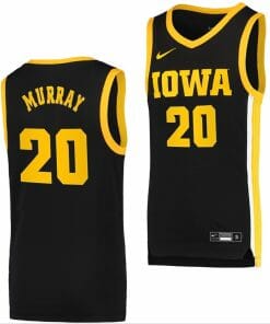 Kris Murray Jersey Iowa Hawkeyes College Basketball Black Swingman #20