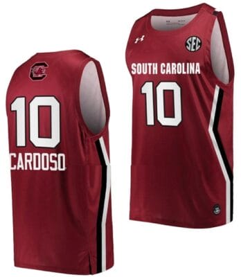 Kamilla Cardoso Jersey South Carolina Gamecocks College Basketball Wine #10
