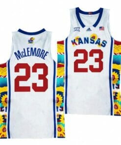 Kansas Jayhawks #23 Ben McLemore Jersey Sunflower Showdown White Basketball Jerseys