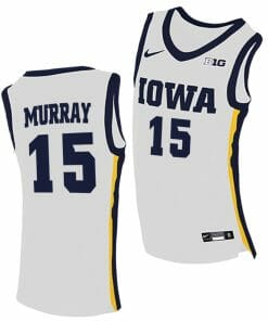 Keegan Murray Jersey Iowa Hawkeyes College Basketball White #15