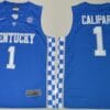 Kentucky Wildcats #1 John Calipari NCAA Basketball Jersey Blue