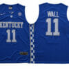 Kentucky Wildcats #11 Wall SEC Logo NCAA Basketball Jersey Blue