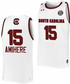 Laeticia Amihere Jersey South Carolina Gamecocks College Basketball White #15