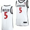 Lamont Butler Jersey San Diego State Aztecs College Basketball Home White #5