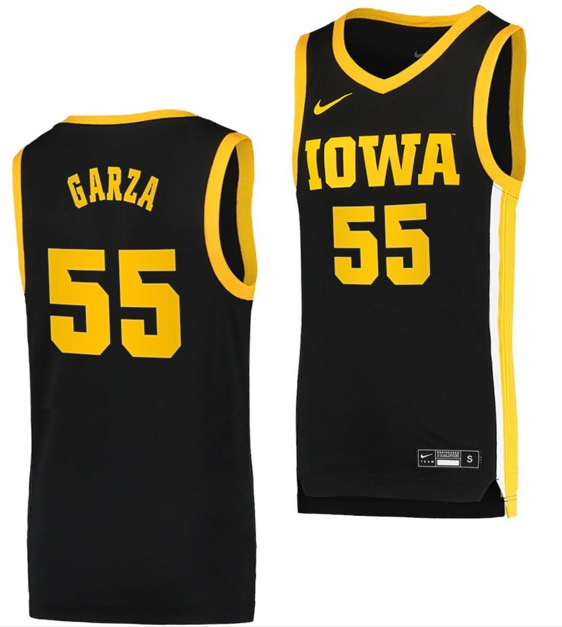 Luka Garza Jersey Iowa Hawkeyes College Basketball Swingman Black #55 1 Luka Garza Jersey Iowa Hawkeyes College Basketball Swingman Black #55