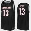 Micaiah Henry Jersey South Carolina Gamecocks College Basketball Black Replica #13