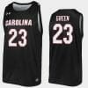 Mike Green Jersey South Carolina Gamecocks College Basketball Black Replica #23