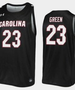 Mike Green Jersey South Carolina Gamecocks College Basketball Black Replica #23